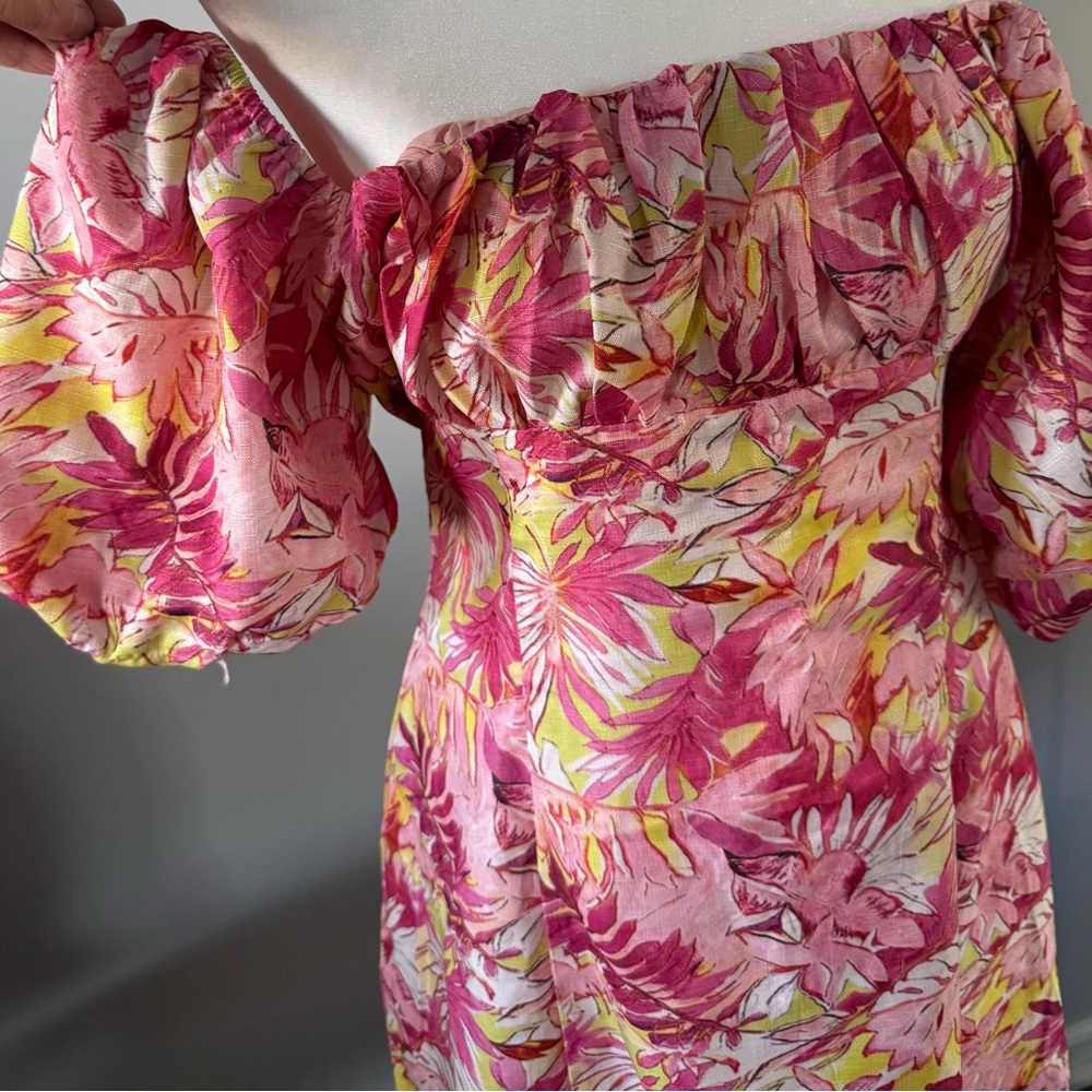 Lu Lus Floral Off-Shoulder Dress - Picture 3 of 8